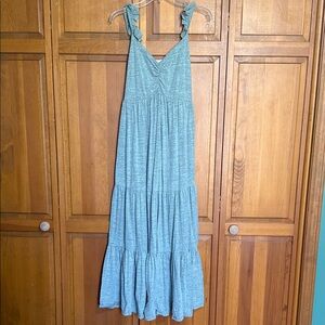 Mikey & Joey Sleeveless Tiered Maxi Dress